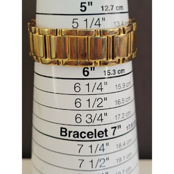 Kate Spade Ladies Gramercy‎ Watch 34mm Fresh Battery Gold Tone SMALL Petite - Picture 7 of 7